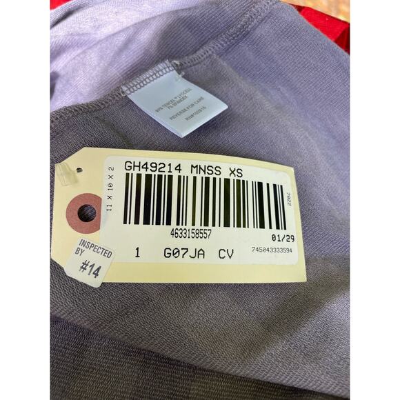 Garnet Hill Purple Dress Woman's XS Elastic Gathered Waist Pockets  Soft Comfy - Picture 7 of 10